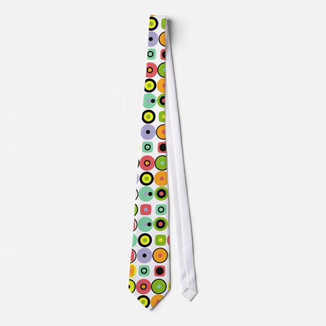 Mod 60s Retro Print Tie (Front)