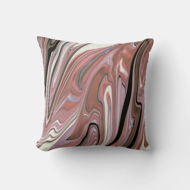 Mod Abstract Multi-coloured Decor Pillow (Front)