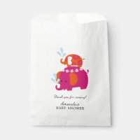 Mod Baby shower éléphant Favoriser les sacs