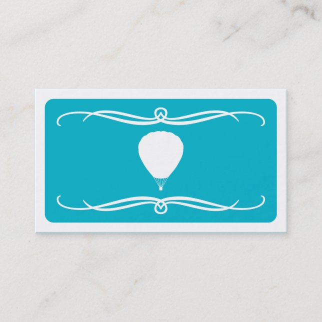 mod balloon (colour customizable) business card (Front)