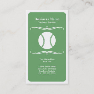 mod baseball business card