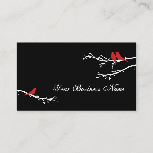 mod birds business card (Front)