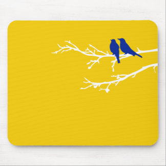 mod birds mouse pad