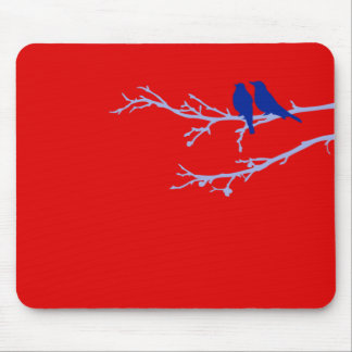 mod birds mouse pad