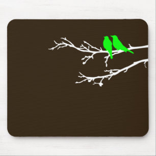mod birds mouse pad
