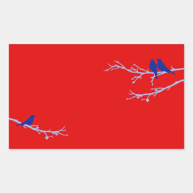 mod birds sticker (Front)