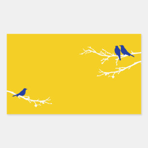 mod birds sticker