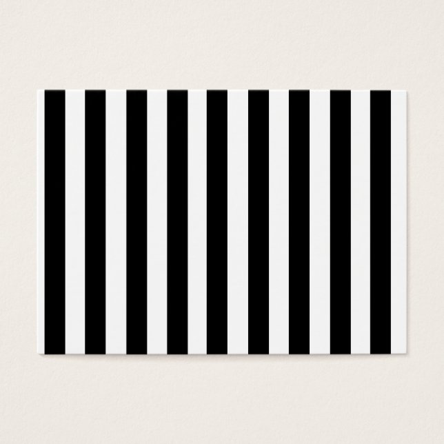 Mod Black and White Stripes Pattern (Front)