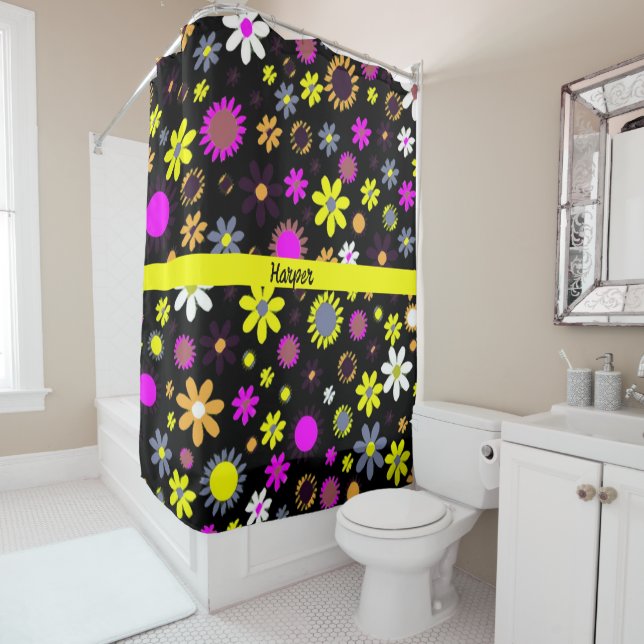 Mod Black Floral (In Situ)