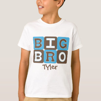 MOD Blocks Big Bro - Blue & Brown Personalized T-Shirt