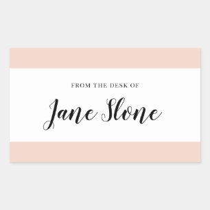 Mod Blush Border Sticker