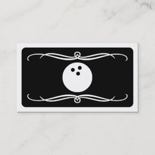 mod bowling (colour customizable) business card