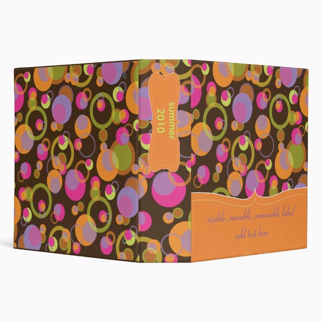 Mod bubbles binders/DIY background colour Binder (Background)