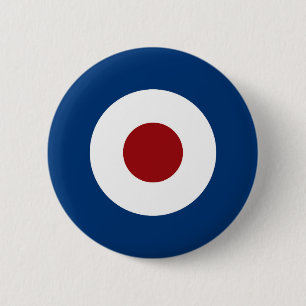 Mod Bullseye Archery Target 2 Inch Round Button