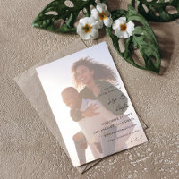 MOD Calligraphy w Duo Photo Save the Date