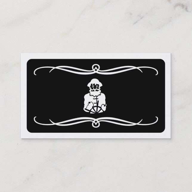 mod captain (colour customizable) business card (Front)