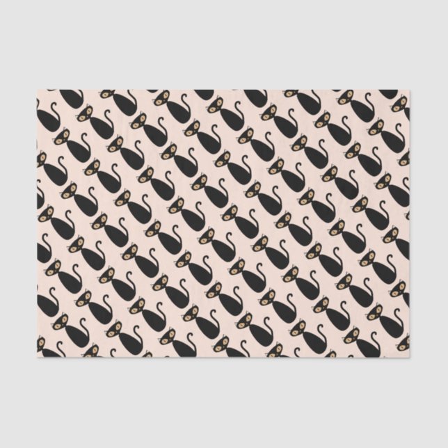 Mod Cat Tissue Paper (Front)