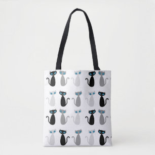 Mod Cat Tote Bag