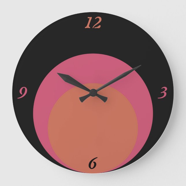 Mod Circles Large Clock (Front)