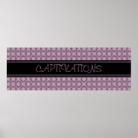 Mod Circular Caps Custom Poster V2