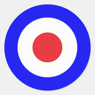 Mod Classic Round Sticker