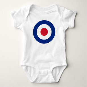 Mod - Classic Roundel - Bullseye Archery Target Baby Bodysuit