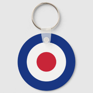 Mod - Classic Roundel - Bullseye Archery Target Keychain