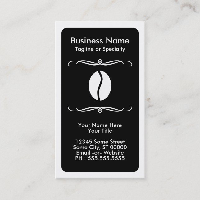 mod coffee bean stamp card (Front)