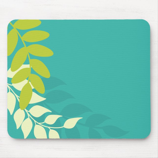 Mod Colourful Leaves Mouse Pad (Front)
