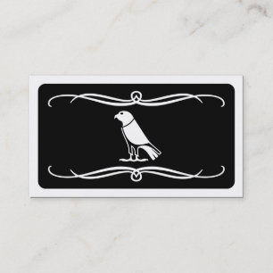 mod crow (colour customizable) business card