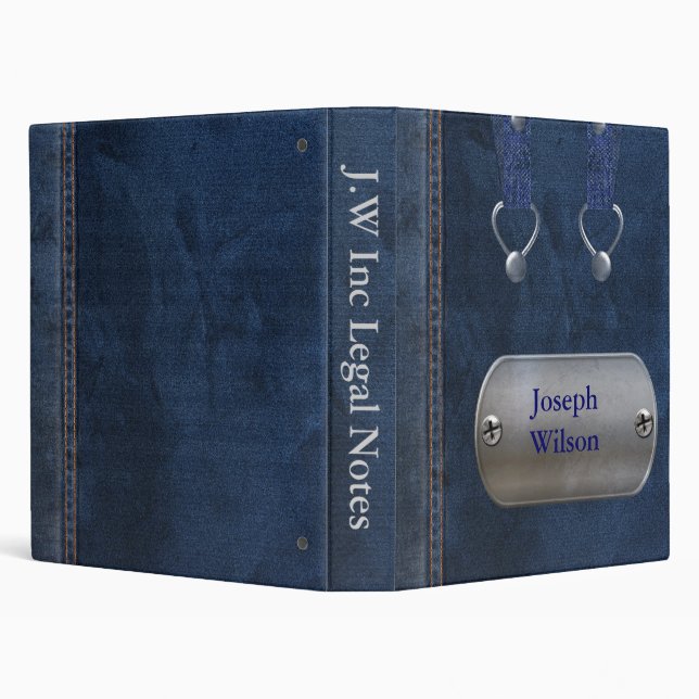 mod denim Business Binder (Background)