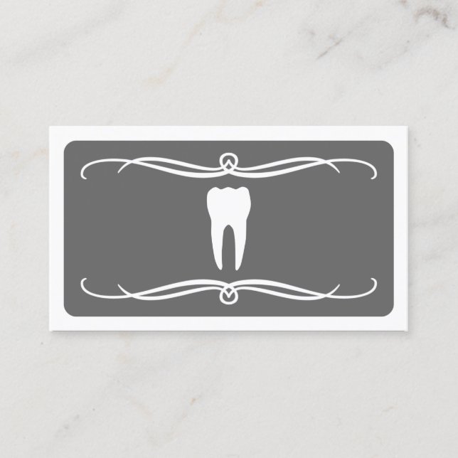 mod dentist (colour customizable) business card (Front)