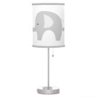 Mod Elephant White with Grey Trim