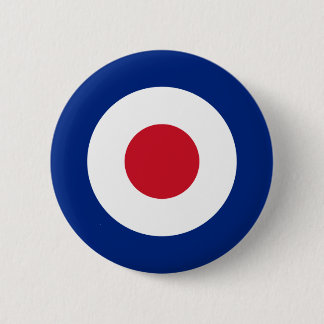 MOD Fashion British Design Badge - Scooter / Vespa 2 Inch Round Button
