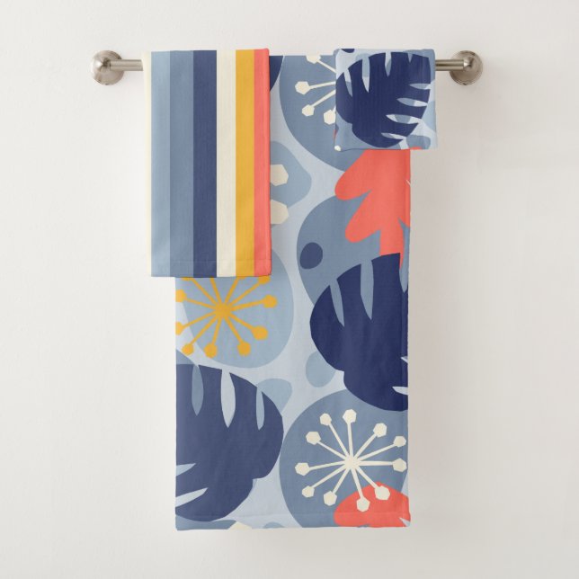 Mod Feuille Monstera Abstrait Hawaiien Tropical -B (En situation)