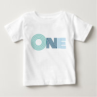 Mod First Birthday Baby T-Shirt