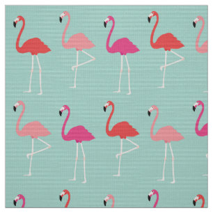 Mod Flamingos Fabric