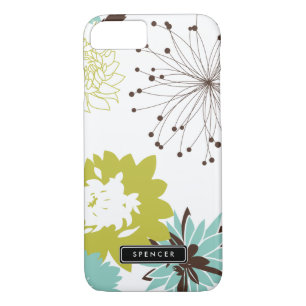 Mod Floral Pattern Personalized iPhone 7 Case