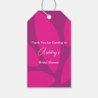 Mod Flower Petals Botanical Fuchsia Bridal Shower