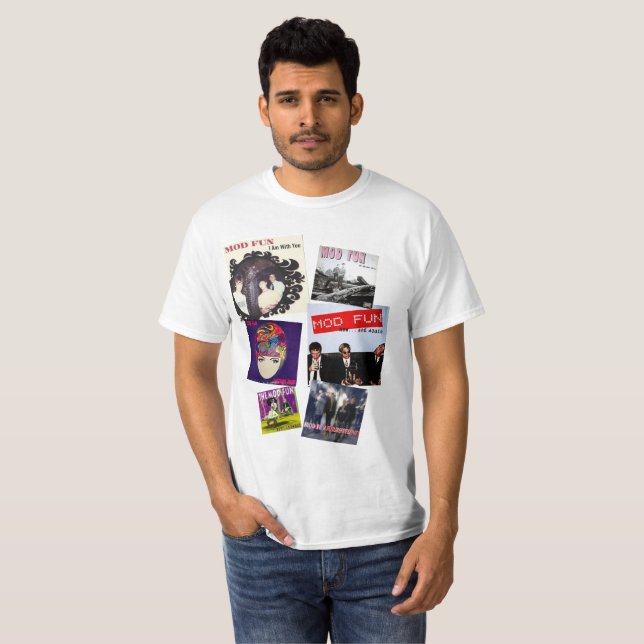 MOD FUN Record Jacket Artwork T-shirt (Front Full)