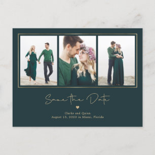Mod Gallery EDITABLE COLOR Save The Date Postcard