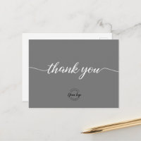 Mod Grey Customer Appreciation Business template