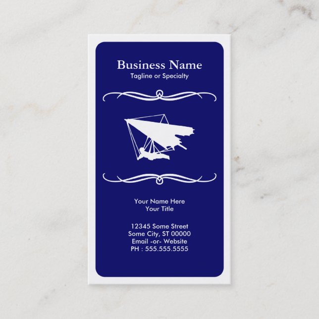 mod hang gliding business card (Front)