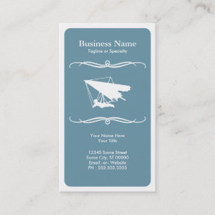 mod hang gliding business card