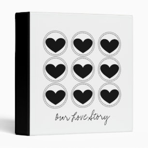 Mod Hearts Love Story Classeur