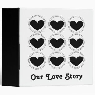Mod Hearts Love Story Classeur (2 pouces)