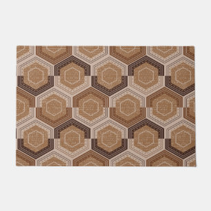 Mod Hexagonal Honeycomb Doormat