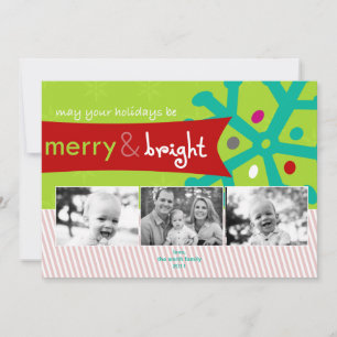 Mod Holiday Photo Card