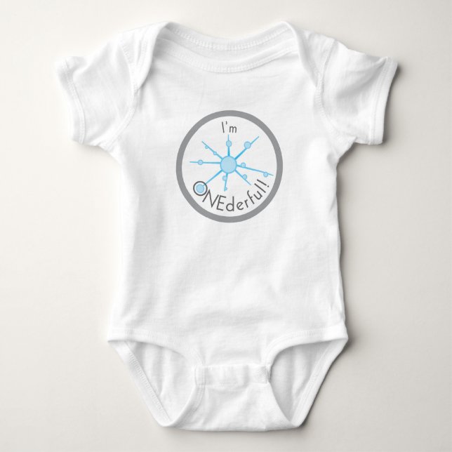 MOD  I'm ONEderful Baby Bodysuit (Front)