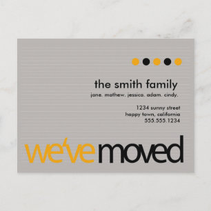 Mod - Just Moved Striped Announcement